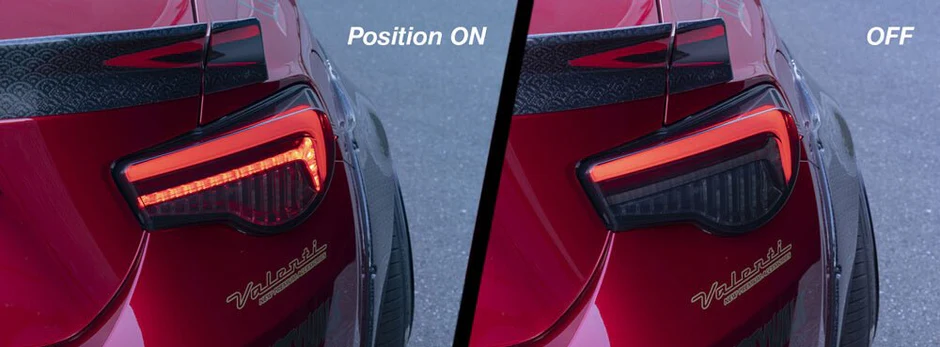 Valenti ULTRA LED Jewel Tail Lights (Clear Lens w/ Black Base